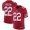 San Francisco 49ers #22 Matt Breida Red Team Color Men's Stitched NFL Vapor Untouchable Limited Jersey