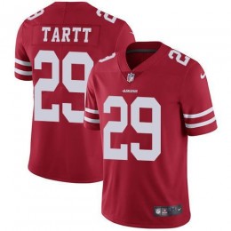 San Francisco 49ers #29 Jaquiski Tartt Red Team Color Men's Stitched NFL Vapor Untouchable Limited Jersey