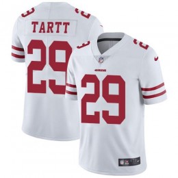 San Francisco 49ers #29 Jaquiski Tartt White Men's Stitched NFL Vapor Untouchable Limited Jersey