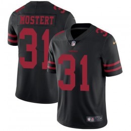 San Francisco 49ers #31 Raheem Mostert Black Alternate Men's Stitched NFL Vapor Untouchable Limited Jersey