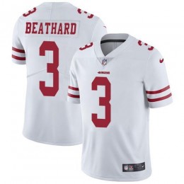 San Francisco 49ers #3 C.J. Beathard White Men's Stitched NFL Vapor Untouchable Limited Jersey