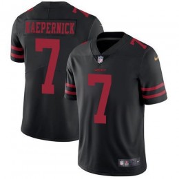 San Francisco 49ers #7 Colin Kaepernick Black Alternate Men's Stitched NFL Vapor Untouchable Limited Jersey