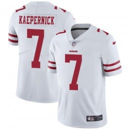 San Francisco 49ers #7 Colin Kaepernick White Men's Stitched NFL Vapor Untouchable Limited Jersey
