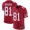 San Francisco 49ers #81 Terrell Owens Red Team Color Men's Stitched NFL Vapor Untouchable Limited Jersey