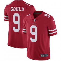 San Francisco 49ers #9 Robbie Gould Red Team Color Men's Stitched NFL Vapor Untouchable Limited Jersey