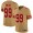 San Francisco 49ers #99 Javon Kinlaw Gold Men's Stitched NFL Limited Inverted Legend Jersey
