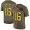 San Francisco 49ers #16 Joe Montana NFL Men's Olive Gold 2019 Salute To Service Limited Jersey