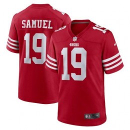 San Francisco 49ers #19 Deebo Samuel Men's 2022 Player Game Jersey – Scarlet