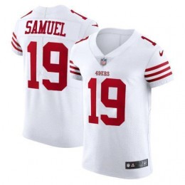 San Francisco 49ers #19 Deebo Samuel White Men's 2022-23 Authentic Stitched NFL Vapor Untouchable Elite Jersey