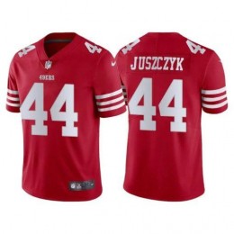 San Francisco 49ers #44 Kyle Juszczyk Scarlet Men's 2022-23 Limited Stitched NFL Vapor Untouchable Jersey