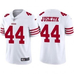 San Francisco 49ers #44 Kyle Juszczyk Whiite Men's 2022-26 Limited Stitched NFL Vapor Untouchable Jersey