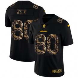 San Francisco 49ers #80 Jerry Rice Men's Black Flocked Lightning Vapor Limited NFL Jersey