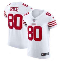 San Francisco 49ers #80 Jerry Rice White Men's 2022-23 Authentic Stitched NFL Vapor Untouchable Elite Jersey