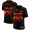 San Francisco 49ers #85 George Kittle Men's Black Red Orange Stripe Vapor Limited NFL Jersey