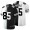 San Francisco 49ers #85 George Kittle Men's Black V White Peace Split Vapor Untouchable Limited NFL Jersey