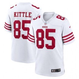 San Francisco 49ers #85 George Kittle Men's 2022 Player Game Jersey – White