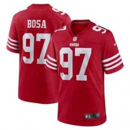 San Francisco 49ers #97 Nick Bosa Men's 2022 Player Game Jersey – Scarlet
