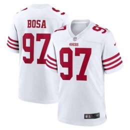 San Francisco 49ers #97 Nick Bosa Men's 2022 Player Game Jersey – White