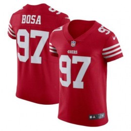 San Francisco 49ers #97 Nick Bosa Scarlet Men's 2022-23 Authentic Stitched NFL Vapor Untouchable Elite Jersey