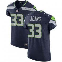 Seahawks #33 Jamal Adams Steel Blue Team Color Men's Stitched NFL Vapor Untouchable Elite Jersey