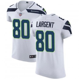 Seahawks #80 Steve Largent White Men's Stitched NFL Vapor Untouchable Elite Jersey
