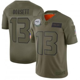 Seattle Seahawks #13 Phillip Dorsett Camo Men's Stitched NFL Limited 2019 Salute To Service Jersey