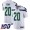 Seattle Seahawks #20 Rashaad Penny White Men's Stitched NFL 100th Season Vapor Limited Jersey
