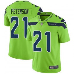 Seattle Seahawks #21 Adrian Peterson Green Men's Stitched NFL Limited Rush Jersey