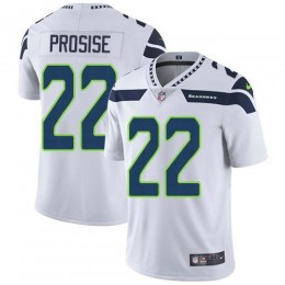 Seattle Seahawks #22 C. J. Prosise White Men's Stitched NFL Vapor Untouchable Limited Jersey