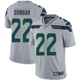 Seattle Seahawks #22 Quinton Dunbar Grey Alternate Men's Stitched NFL Vapor Untouchable Limited Jersey