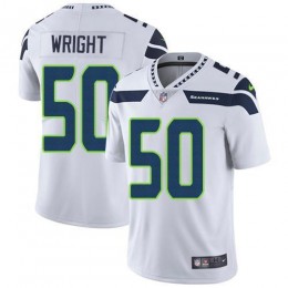 Seattle Seahawks #50 K.J. Wright White Men's Stitched NFL Vapor Untouchable Limited Jersey