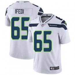 Seattle Seahawks #65 Germain Ifedi White Men's Stitched NFL Vapor Untouchable Limited Jersey