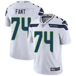 Seattle Seahawks #74 George Fant White Men's Stitched NFL Vapor Untouchable Limited Jersey