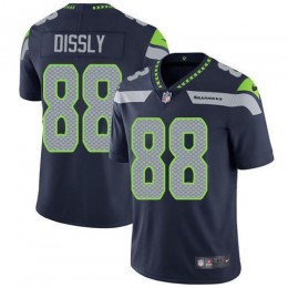 Seattle Seahawks #88 Will Dissly Steel Blue Team Color Men's Stitched NFL Vapor Untouchable Limited Jersey