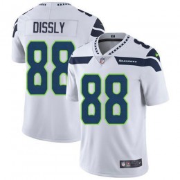 Seattle Seahawks #88 Will Dissly White Men's Stitched NFL Vapor Untouchable Limited Jersey