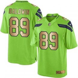 Seattle Seahawks #89 Doug Baldwin Green Men's Stitched NFL Limited Gold Rush Jersey