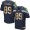 Seattle Seahawks #89 Doug Baldwin Steel Blue Team Color Men's Stitched NFL Elite Gold Jersey