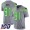 Seattle Seahawks #91 Jarran Reed Gray Men's Stitched NFL Limited Inverted Legend 100th Season Jersey