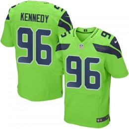 Seattle Seahawks #96 Cortez Kennedy Green Men's Stitched NFL Elite Rush Jersey