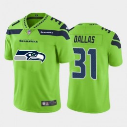 Seattle Seattle Seahawks #31 DeeJay Dallas Green Men's Big Team Logo Vapor Limited NFL Jersey