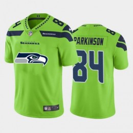 Seattle Seattle Seahawks #84 Colby Parkinson Green Men's Big Team Logo Vapor Limited NFL Jersey