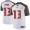 Buccaneers #13 Mike Evans White Men's Super Bowl LV Champions Patch Stitched NFL Vapor Untouchable Limited Jersey