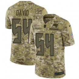 Buccaneers #54 Lavonte David Camo Men's Stitched NFL Limited 2018 Salute To Service Jersey