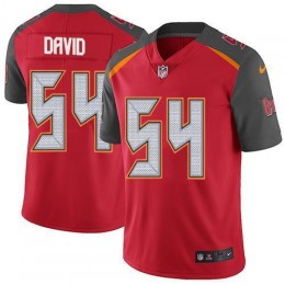 Buccaneers #54 Lavonte David Red Team Color Men's Stitched NFL Vapor Untouchable Limited Jersey