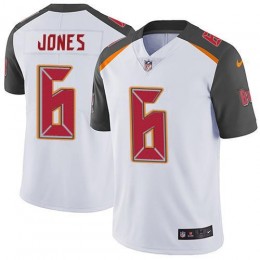 Buccaneers #6 Julio Jones White Men's Stitched NFL Vapor Untouchable Limited Jersey