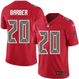 Tampa Bay Buccaneers #20 Ronde Barber Red Men's Stitched NFL Limited Rush Jersey