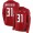 Tampa Bay Buccaneers #31 Jordan Whitehead Red Team Color Men's Stitched NFL Limited Therma Long Sleeve Jersey