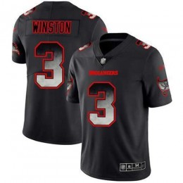 Tampa Bay Buccaneers #3 Jameis Winston Black Men's Stitched NFL Vapor Untouchable Limited Smoke Fashion Jersey