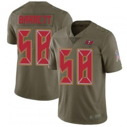 Tampa Bay Buccaneers #58 Shaquil Barrett Olive Men's Stitched NFL Limited 2017 Salute To Service Jersey