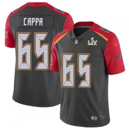 Tampa Bay Buccaneers #65 Alex Cappa Gray Men's Super Bowl LV Bound Stitched NFL Limited Inverted Legend Jersey